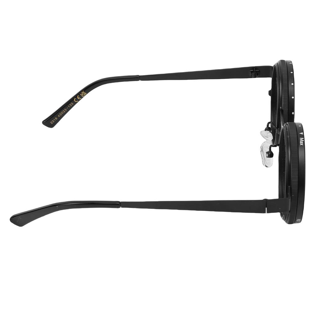 Adjustable Tint Sunglasses 49MM Lens ND Filter Circle Polarized Sunglasses for Travel Outdoor Activities