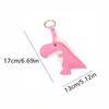 Frauen Mädchen Anhänger Kreative Schlüssel Ringe Halter Niedlichen Cartoon Dinosaurier Tasche Dekorationen PU Leder Dekorative Geschenk Zubehör