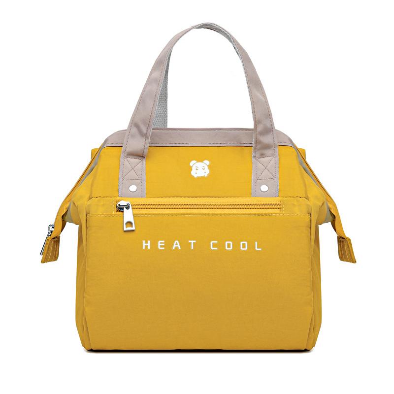 Large Lunch Bag Women Waterproof Concise Convenient Fresh Cooler Bags Thermal Lunch Food Box Portable Picnic Travel Bag