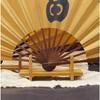 1PC Durable Bamboo Chinese Folding Hand Fan Stand Base Fan Display Stand Folding Hand Fan Stand Display Holder Home Decoration