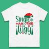 Single All The Way Christmas Mens T Shirt Womens Tops Tees Christmas Top