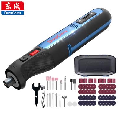 Dongcheng Rechargeable Electric Grinder DCSJ0801 Small Mini Jade Engraving Machine 8V Handheld Engraving Machine Electric Drill