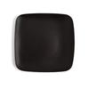Assiette Plate Ariane Antracita Carré Noir Céramique 20 Cm (12 Unités)