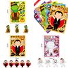 Fun Xh061 Cartoon Pumpkin Stickers For Kids Creative Halloween Decoration Set