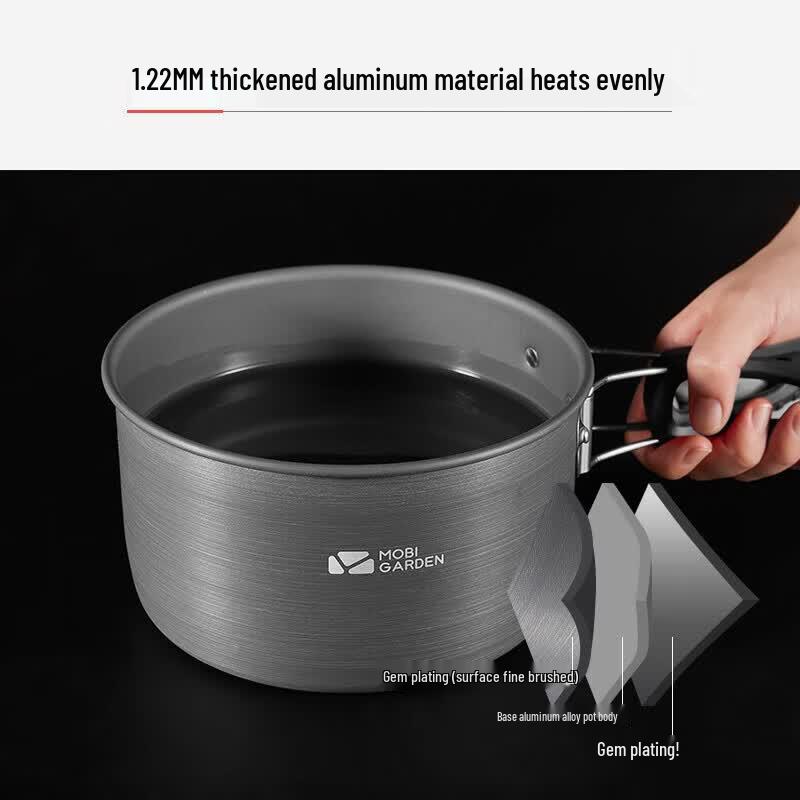 MOBIGARDEN Outdoor Camping Folding Frying Pan