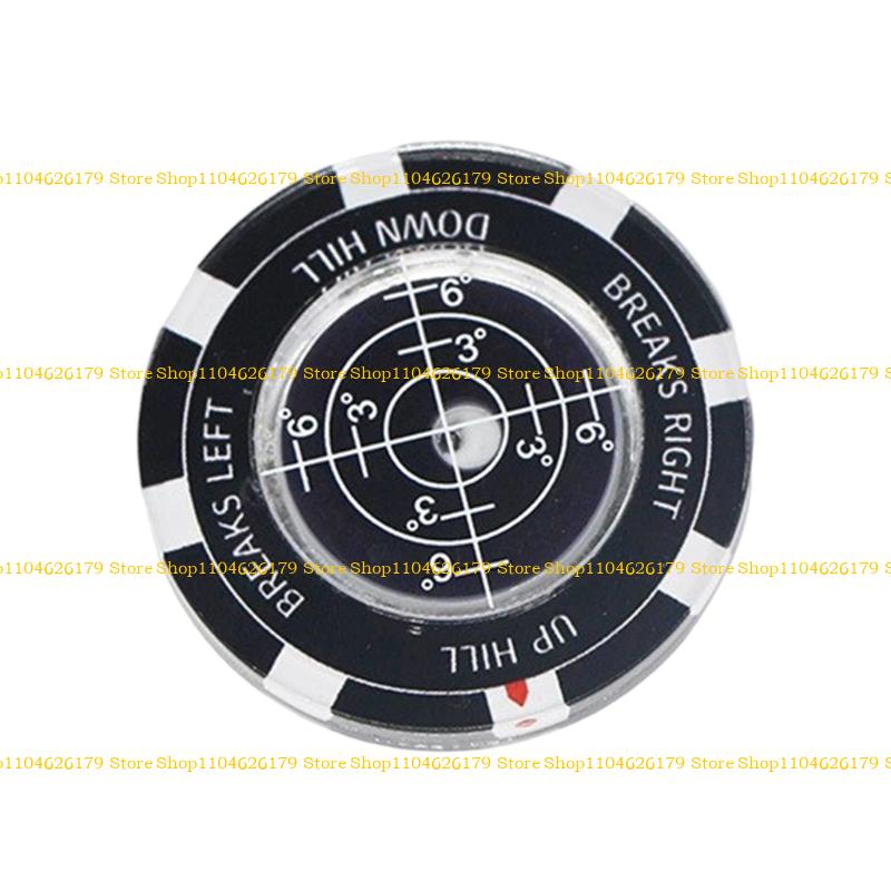 A1A2 Durability Double Side Golf Marker Multifunctional Light weight Golf Putting Aid