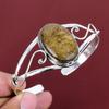 Bronzite cuff bracelet gemstone bangle 925 sterling silver bangle handmade adjustable cuff bracelet very pretty silver jewelry gifts for him