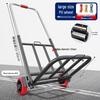 Foldable Hand Cart Trolley for Groceries, Luggage, and Express Delivery