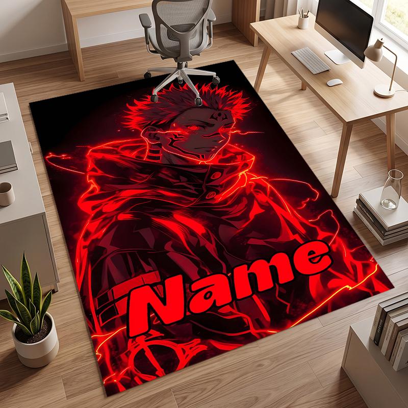 SUKUNA (5) Personalized Name Office Carpet Stylish Decor for Living Room Bedroom Kitchen