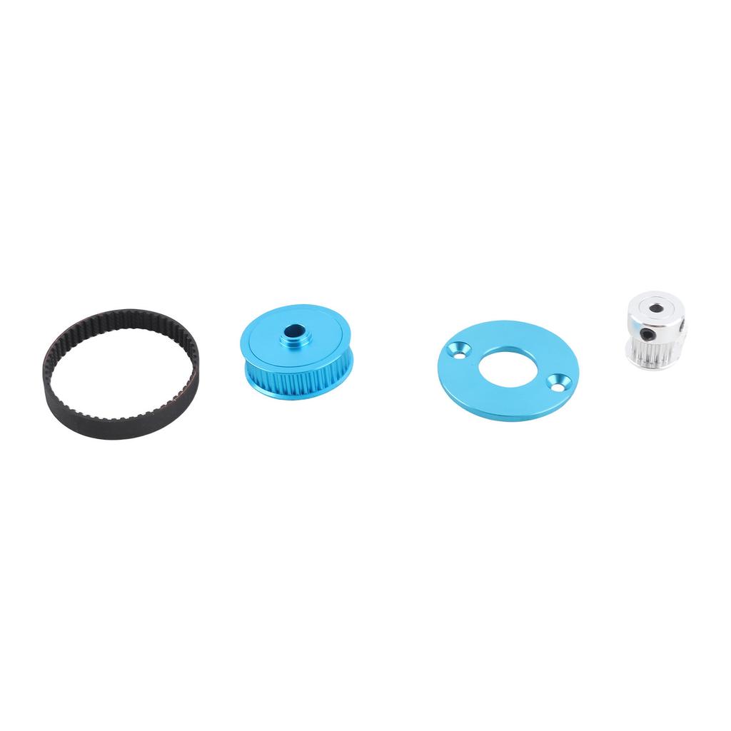 RC Belt Drive Gear Low Noise Rubber Belt Drive Transmission Gear Kit for TT02 Remote Control Car