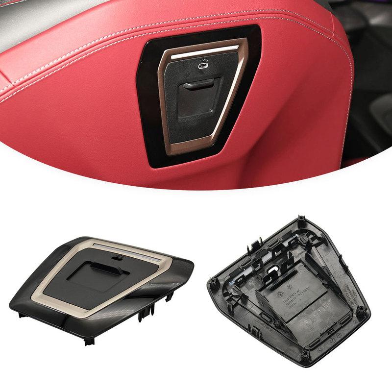 For BMW G60 Car Seat Back Panel Backrest Decorative Panel USB Port Cover Accessory For BMW 5 Series 528 530 535i 52105A58AE7