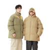 Autumn New Cotton-padded Clothes Couple Solid Color Stand-up Neck Cotton-padded Clothes Men's Fashion Trend Cotton-padded Clothes Thickened Warm Bread