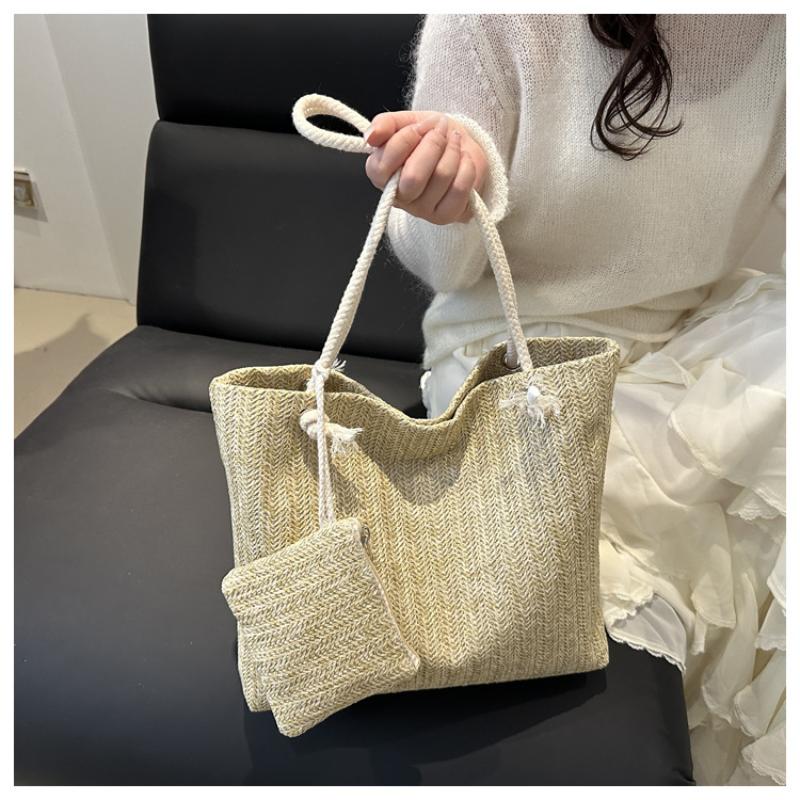 Personalized Leisure Commuter Tote Bag Summer Fashion Simple Shoulder Bag Trend Large Capacity Handbag