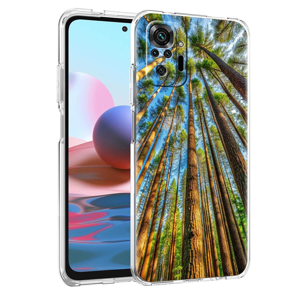Phone Case For Xiaomi Redmi Note 15 14 5G 13 12 10 11 Pro Plus 4G 14C 13C 12C Soft TPU Cover Beautiful Nature Forest Tree