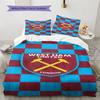 WHUFC Logo  Bedding Quilt Set Quilt Cover Pillowcase Home Decoration Birthday Gift (1 * Duvet Cover + 2 * Pillowcase, Without Core)
