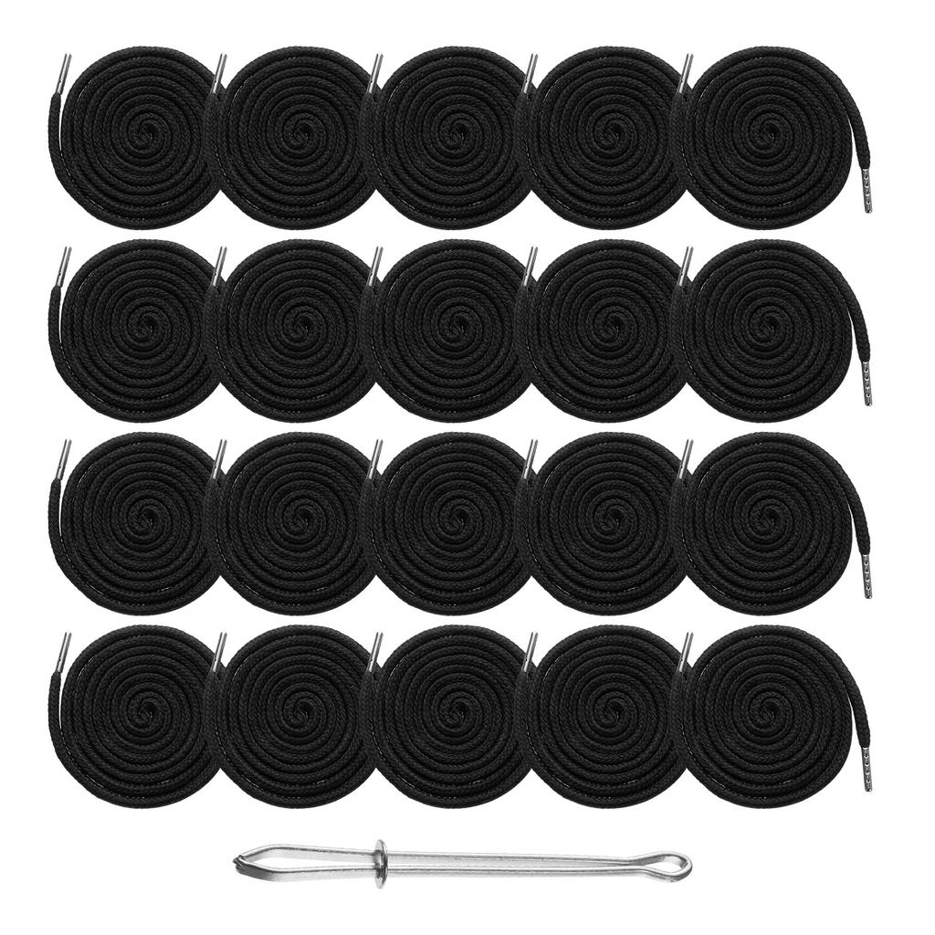 Uxcell 20pcs Trouser Waist Drawstring for Women Men Sports Pants Drawstring Cords Belt Rope String Sweater Hat Round Rope DIY