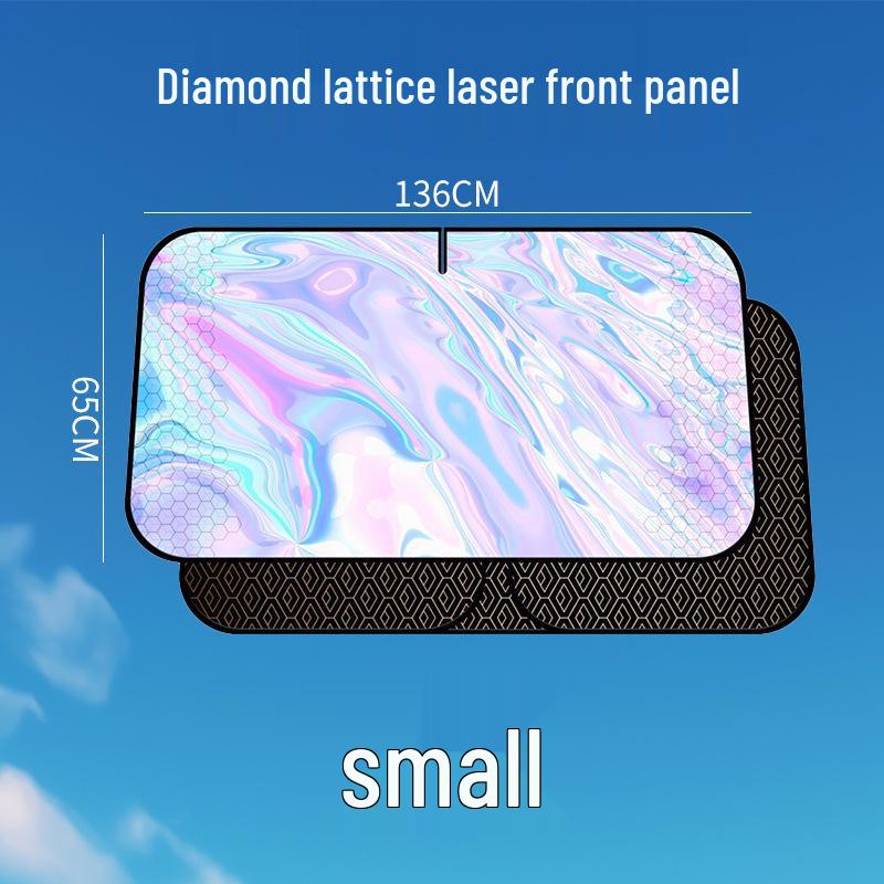 Laser Sunshade: Heat Insulating Car Windshield Visor