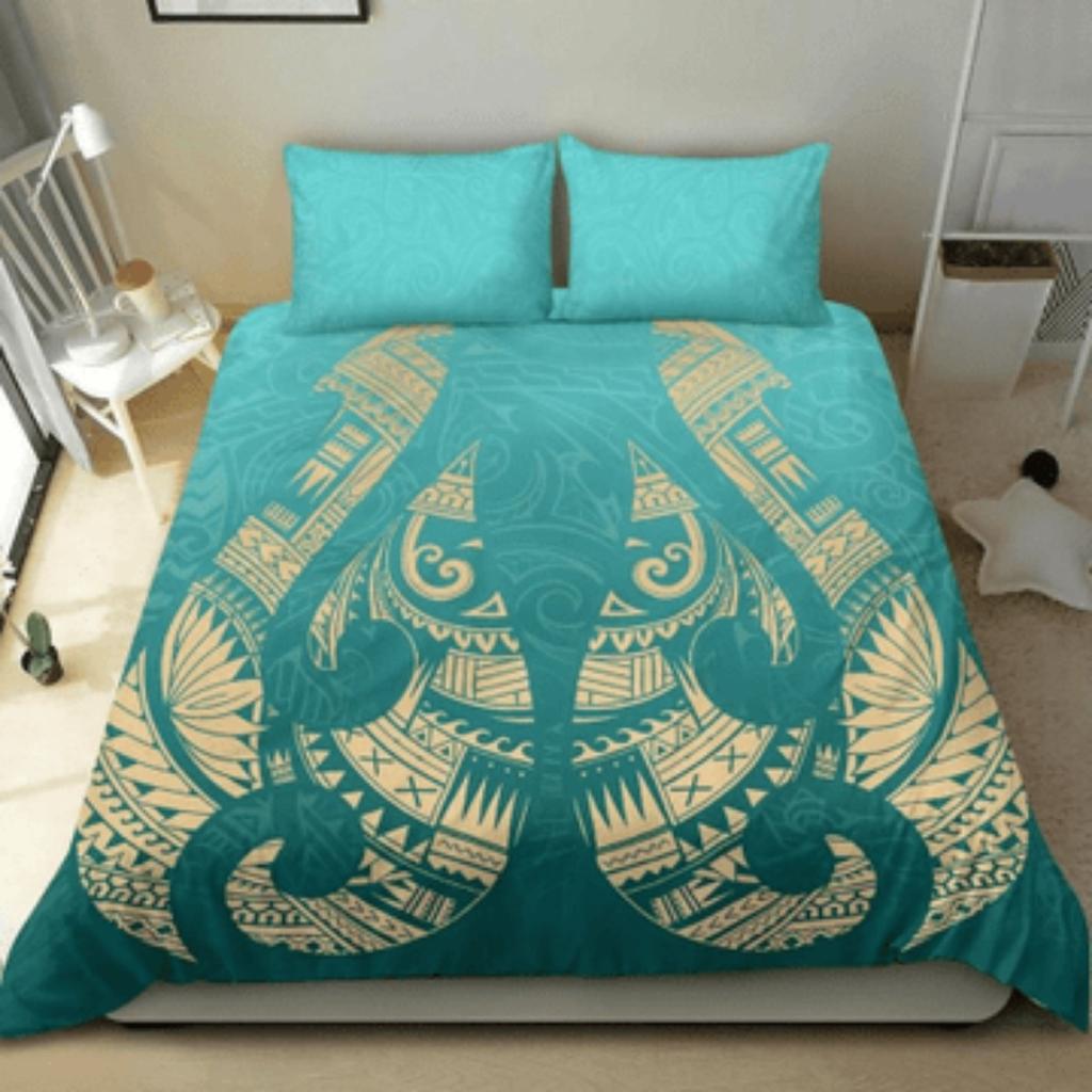 Duvet Cover Set Tmarc Tee Maori Aotearoa Tattoo Bedding Sets Pillowcase