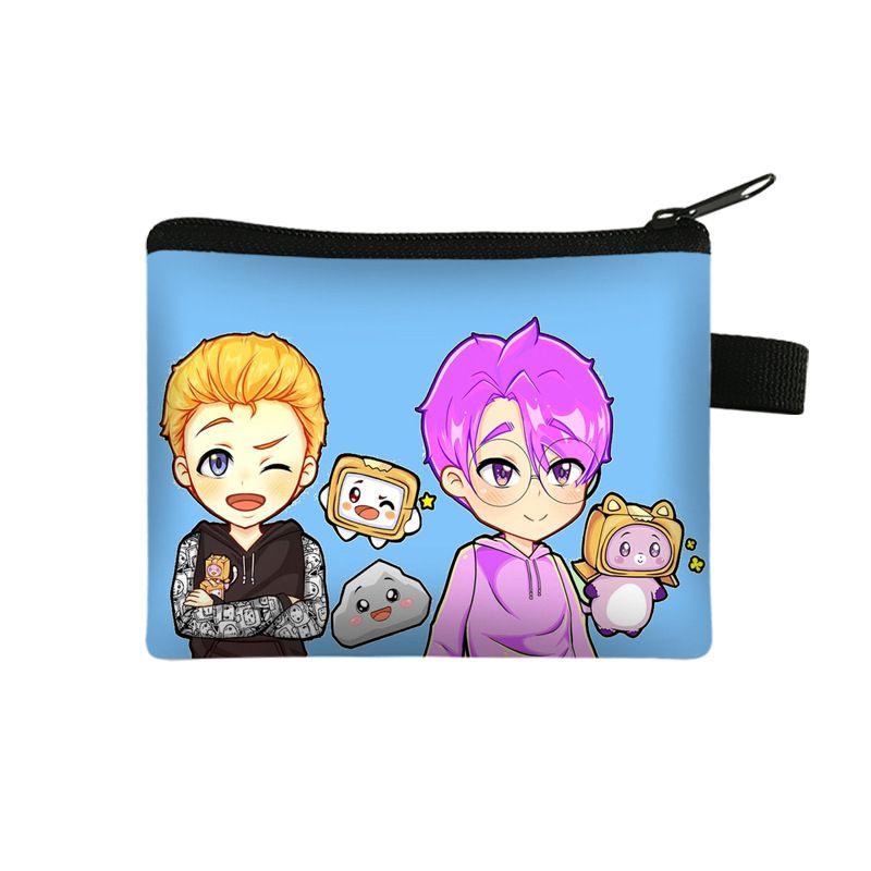 Stylish Lankybox Coin Purse High-quality Polyester Wallet For Secure Storage