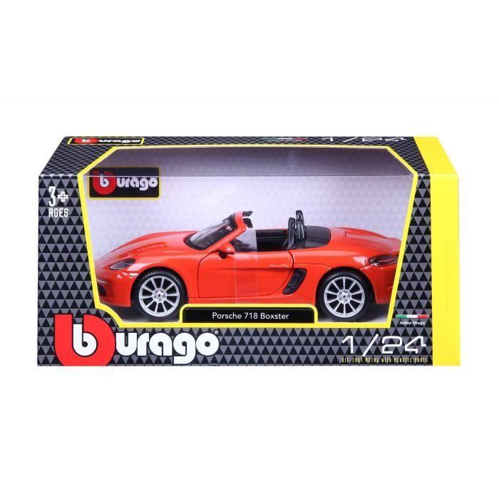BBURAGO Voiture Porsche 718 Boxter 1/24ème - Orange