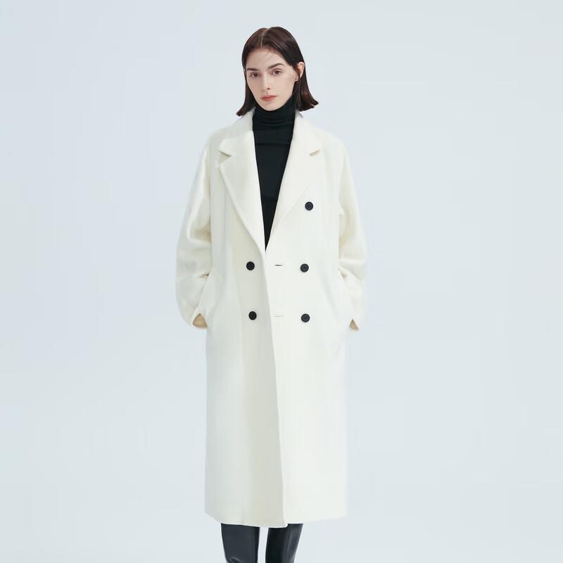 

LANCY Women s French-Style Light Luxury Wool Coat L