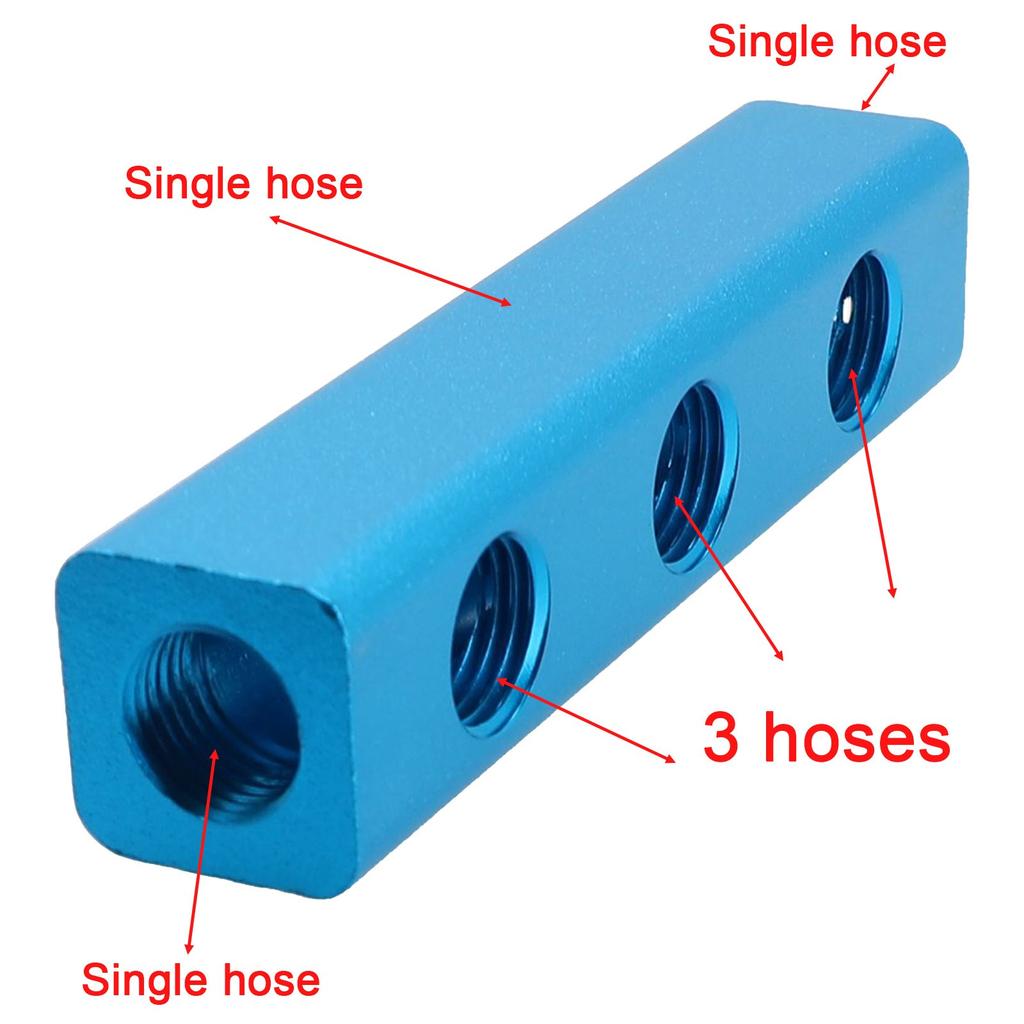 Best Manifold Block Splitter 6 Port Aluminum Block