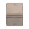 Marc Jacobs The J Marc Logo Plaque Leather Card Holder Men Accessories Gray Brown 2R4SMP005S02055