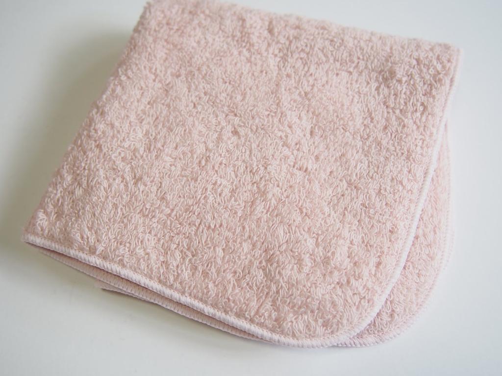 Imabary Long Pile Handkerchief Made in Skin-Friendly Towels, Imabari, 10-Pack (Baby Pink)