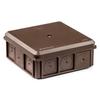 Wall-mounted Installation Box NSW90x90, 90X37X90 , IP55, Brown