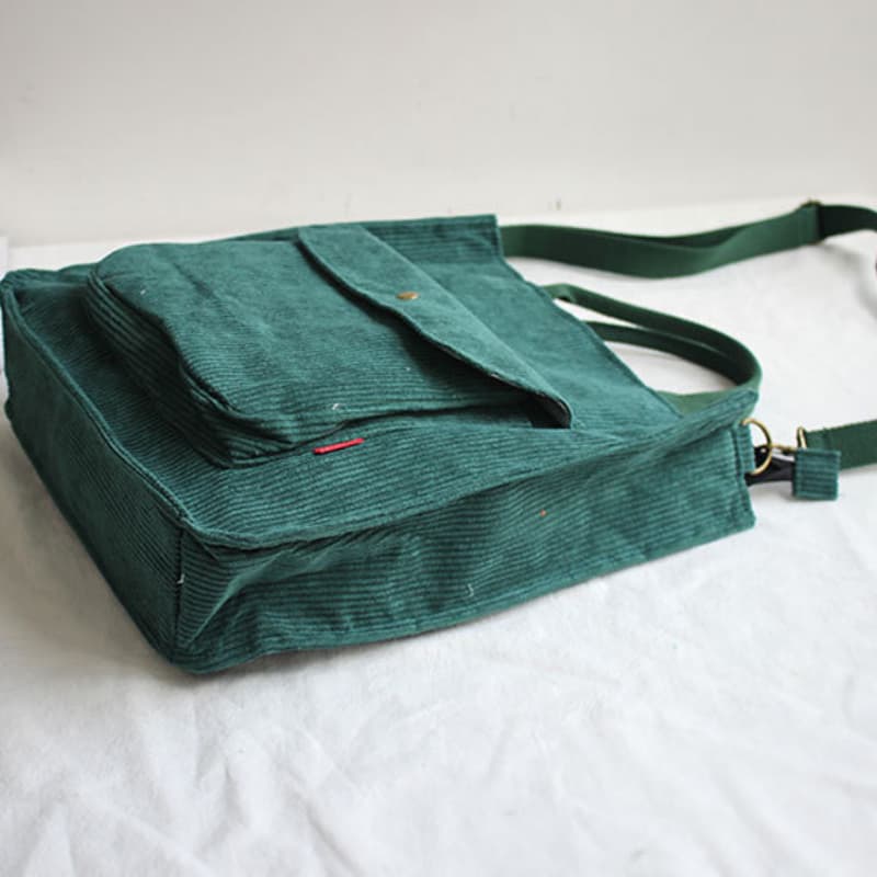 Women's Corduroy Tote Bag Crossbody Shoulder Bag