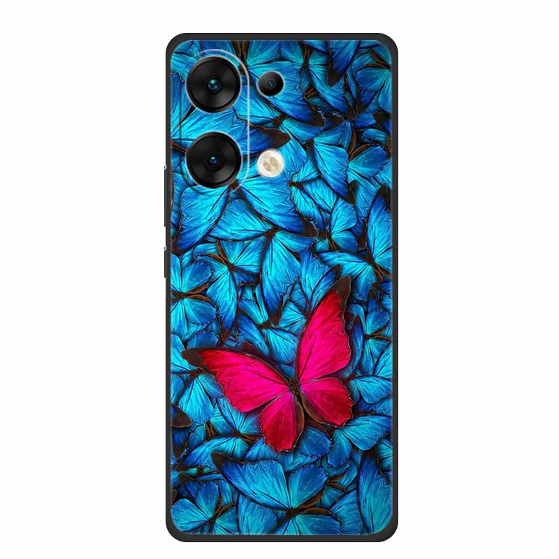 For Xiaomi Poco M6 Pro 4G Case 6.67" Animals TPU Soft Silicone Back Cover Phone Cases for POCOM6 Pro 4G Protector Wolf Cool Para