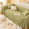 Plush Winter Sofa Cushion Bubble Sofa Cover Cloth Towel New Winter Thickened Warm and Non Slip Plush Cushion Mat