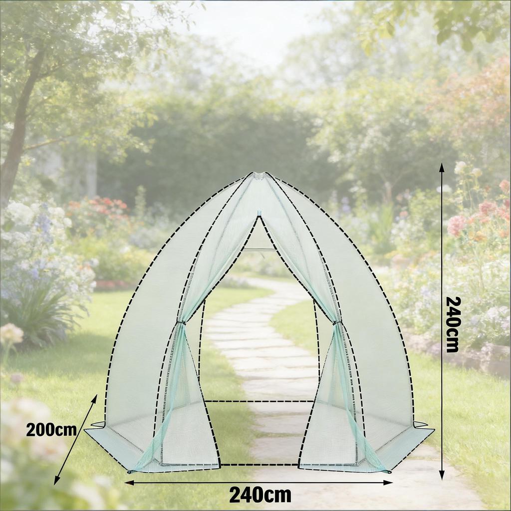 Teepee Greenhouse, Garden Greenhouse, Conical Structure Greenhouse