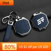 Interior Mouldings Car Zinc Alloy Leather Key Case Cover Holder For Chery Jetour Traveller 2025 Jetour T2 T1 Auto Key Protective