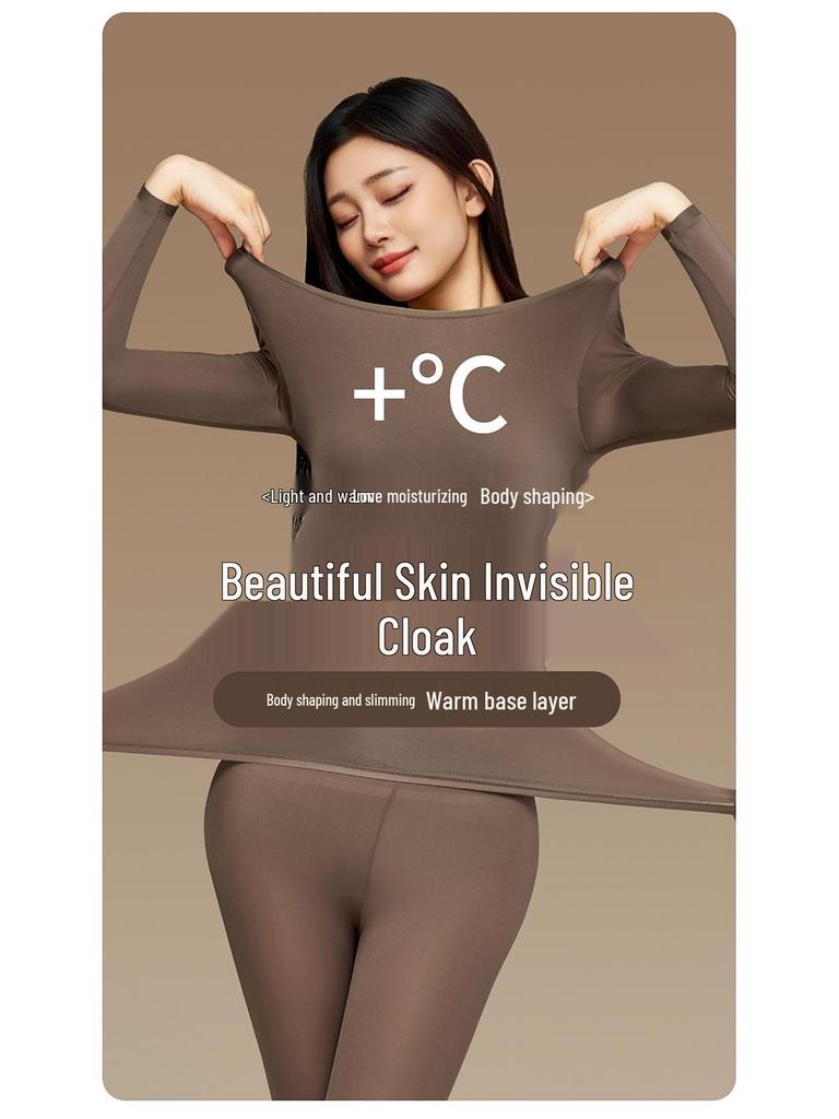 Canottiera Migliora-Pelle con Acido Ialuronico 5.0 con Coppe Fisse, Strato Base Resistente al Freddo ad Alta Elasticità per Comodo Indosso Autunnale/Invernale per Donna.