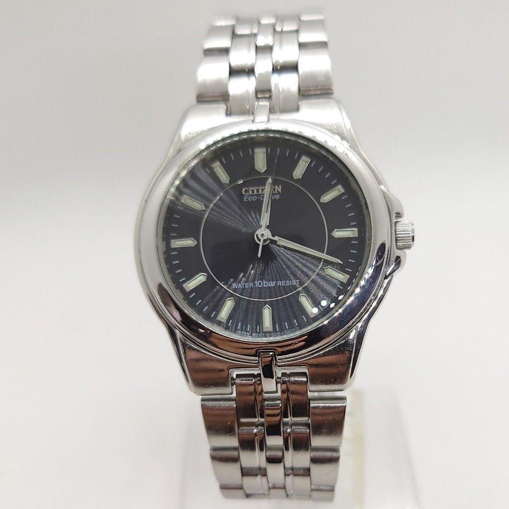 Used CITIZEN Eco-Drive 10 ATM Water Resistant E030-K16253 Men's Watch, Working Condition