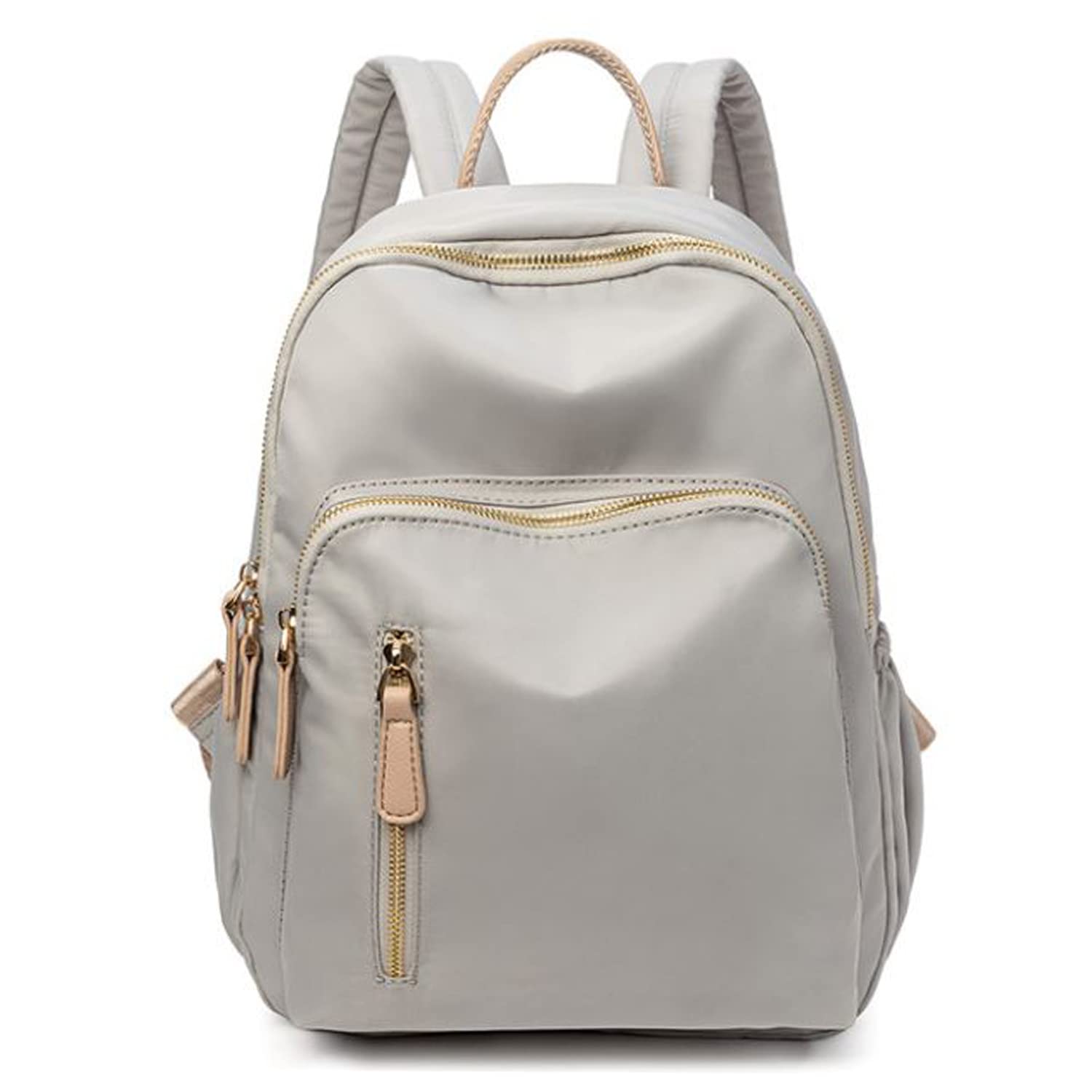 

LASTOS Женский легкий, маленький рюкзак, водонепроницаемый, идеально подходит для поездок на работу, активного отдыха и школы, повседневный стиль, мини (Светло-серый)