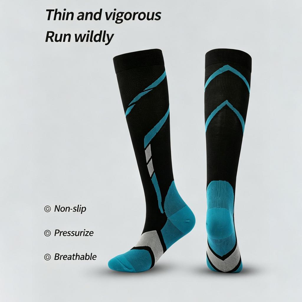 Men and Women Compression Socks for Running Hiking Travel - Athletic Support Socks for Joggers Sports Enthusiasts