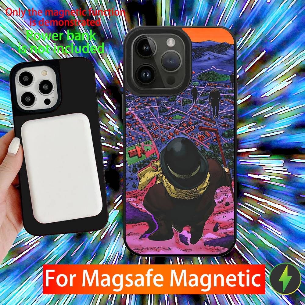 

Wonder of U J-JoJo Phone Case For iPhone 16,15,14,13,12,11,Pro,Max,Plus,Mini,SE New Magsafe Magnetic Wireless Charging iPhone13PROMAX