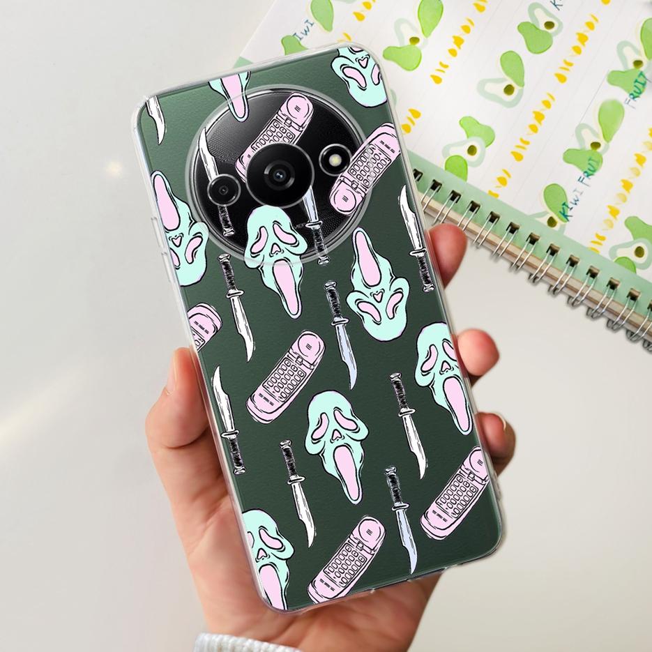 For Xiaomi Redmi A3 Case Cute Fashion Painted Cover Soft Silicone Protective Shell For Xiaomi Redmi A3 RedmiA3 Phone Case Bumper