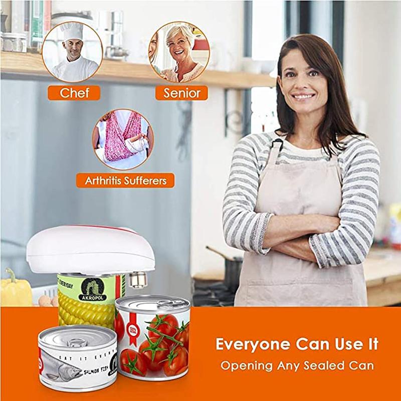 Electric Jar Opener Electric Can Opener Useful Gadgets Easy To Open Automatic Safety High Power Opener Can Kitchen Gadgets Tools