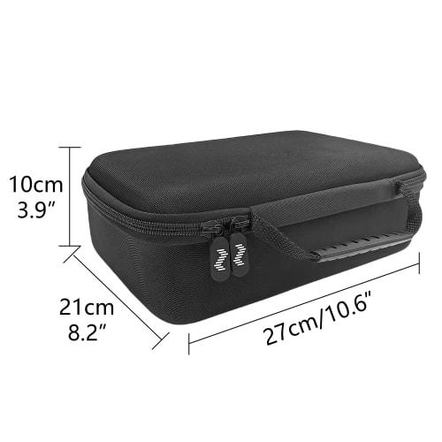 Musiin Audio Interface Storage Case for SSL2 MKII and SSL2+MKII Audio Interfaces, Top Cover with Zippered Mesh Pocket and Handle Strap, Portable Trave