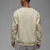 Jordan Solid Color Logo Crew Neck Sweatshirt Men Tops Coconut-Milk FB7658-113
