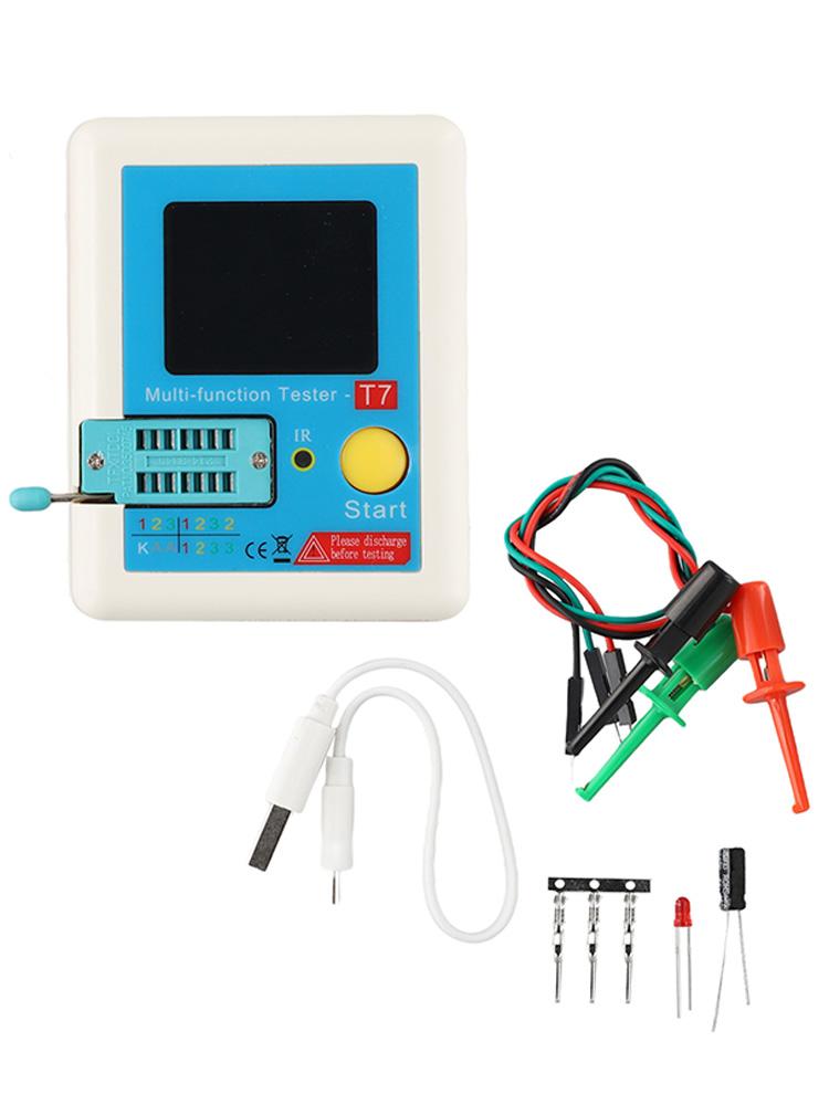 LCRT7 Multimeter with 35 inch TFT Display for Testing Transistors NPN PNP MOSFET LCR ESR and Circuit Components