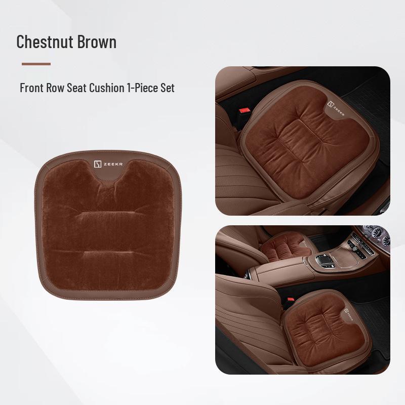Zeekr Winter Plush Flannel Seat & Backrest Cushion for 001/007/009/X Models