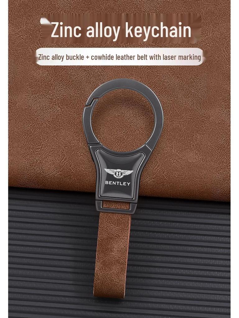 New 2025 Men's Waist Key Ring for Bentley Flying Spur, Bentayga, Continental, and Mulsanne Cars.