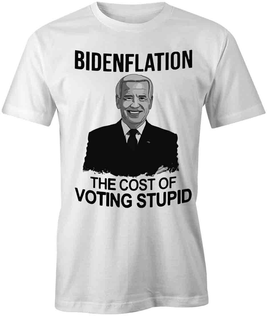 BIDENFLATION TShirt Tee Printed Graphic T-Shirt Gift S1WCA1071 HUMOR MAGA XXXL