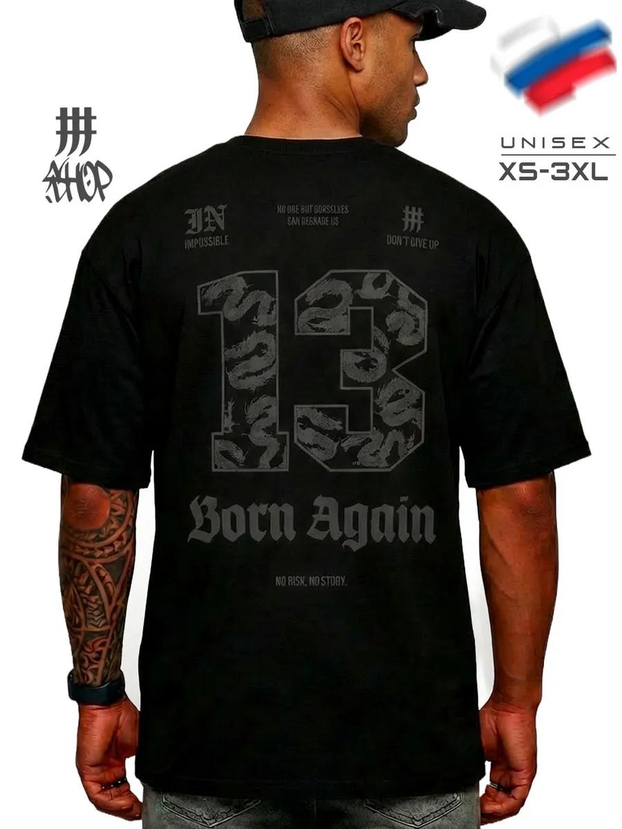 

Oversized T-shirt with letter print XL