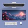 Extra Large Washable Mouse Pad - Aurora Landscape & Sunset Clouds Design, Thickened for Office and Gaming Desks