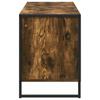 TV Stand 140 X 36 X 49.5 Cm Smoked Oak Engineered Wood